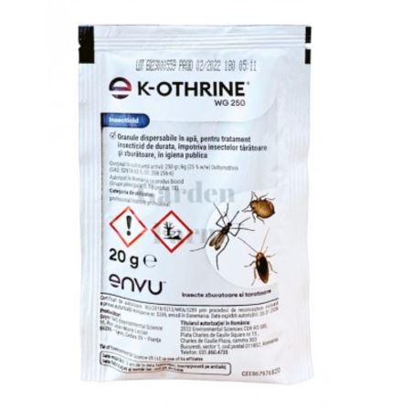 insecticid puternic anti gandaci K-othrine WG 250